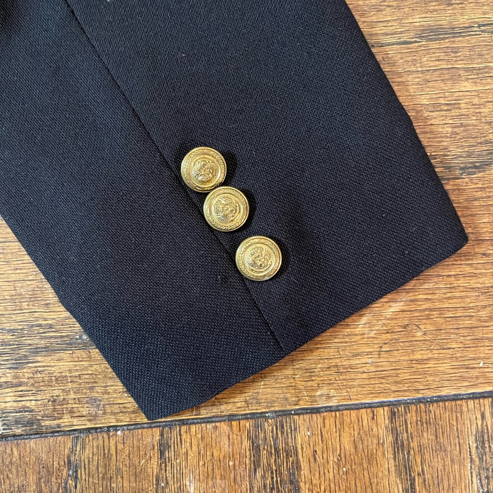 Black Double-Breasted Blazer -Design Studio, size 16 Reg - Picture 7 of 9